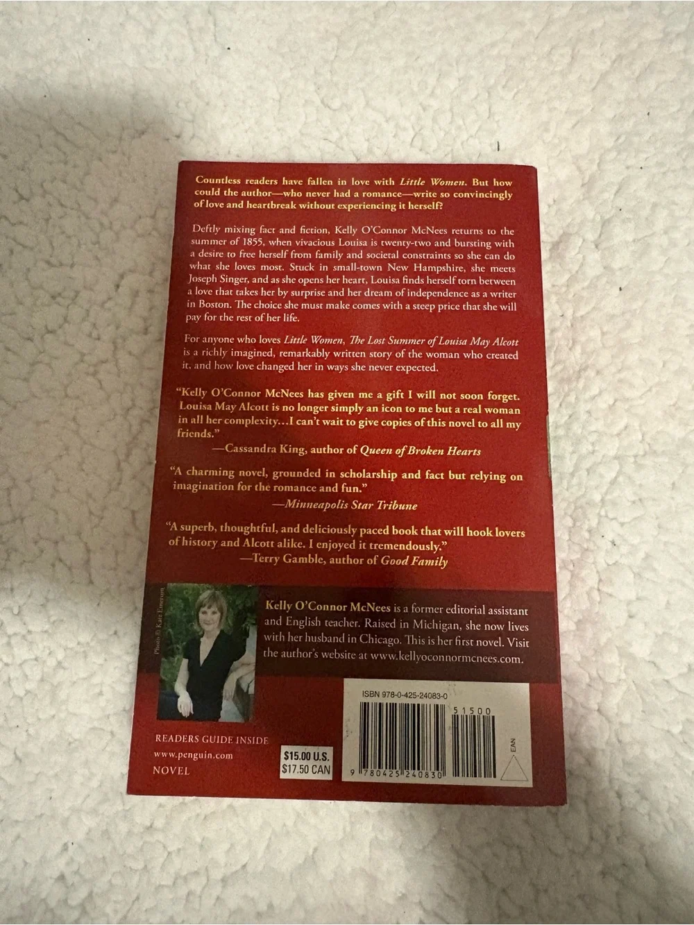 The Lost Summer of Louisa May Alcott by Kelly O'Connor McNees
